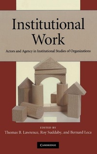 Enlarge image Cover: Institutional Work - Cambridge University Press