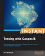 Cover: Instant Testing with CasperJS - Packt Publishing