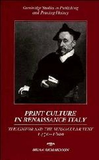 Abbildung von: Print Culture in Renaissance Italy - Cambridge University Press
