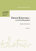 Cover: Erich K&auml;stner - so noch nicht gesehen - Tectum Wissenschaftsverlag
