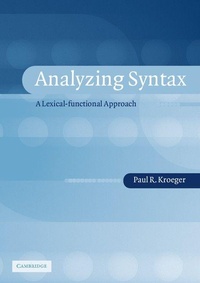Enlarge image Cover: Analyzing Syntax - Cambridge University Press
