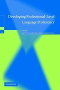 Cover: Developing Professional-Level Language Proficiency - Cambridge University Press
