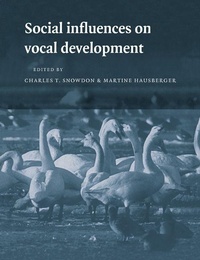 Enlarge image Cover: Social Influences on Vocal Development - Cambridge University Press