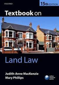 Enlarge image Cover: Textbook on Land Law - Oxford University Press
