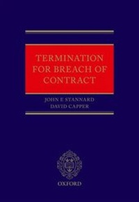 Abbildung von: Termination for Breach of Contract - Oxford University Press