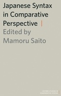 Cover: Japanese Syntax in Comparative Perspective - Oxford University Press Inc