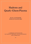 Cover: Hadrons and Quark-Gluon Plasma - Cambridge University Press