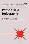 Cover: Particle Field Holography - Cambridge University Press