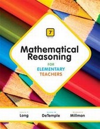 Enlarge image Cover: Mathematical Reasoning for Elementary Teachers Plus New Mylab Math with Pearson Etext -- Access Card Package - Pearson