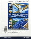 Cover: Mathematics for the Trades - Pearson