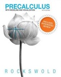 Cover: Precalculus with Modeling and Visualization with Mymathlab Access Code - Pearson