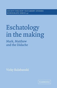 Enlarge image Cover: Eschatology in the Making - Cambridge University Press