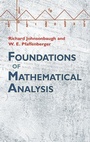 Cover: Foundations of Mathematical Analysis - Dover Publications