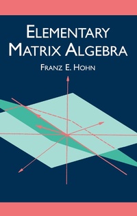 Abbildung von: Elementary Matrix Algebra - Dover Publications
