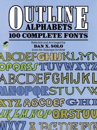 Abbildung von: Outline Alphabets - Dover Publications