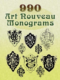 Abbildung von: 990 Art Nouveau Monograms - Dover Publications