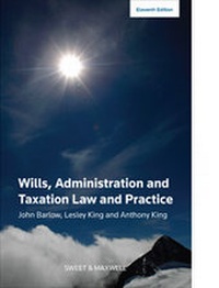 Abbildung von: Wills, Administration and Taxation Law and Practice - Sweet & Maxwell