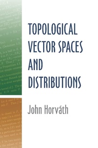 Abbildung von: Topological Vector Spaces and Distributions - Dover Publications