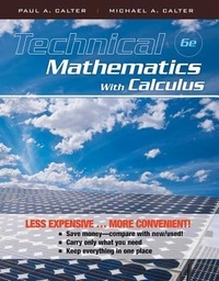 Enlarge image Cover: Technical Mathematics with Calculus - Wiley