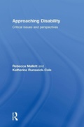 Cover: Approaching Disability - Routledge