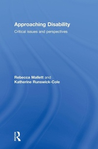 Enlarge image Cover: Approaching Disability - Routledge