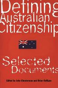 Abbildung von: Defining Australian Citizenship - Melbourne University Press