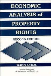 Enlarge image Cover: Economic Analysis of Property Rights - Cambridge University Press