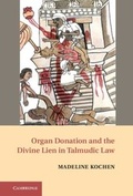 Cover: Organ Donation and the Divine Lien in Talmudic Law - Cambridge University Press