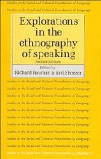 Enlarge image Cover: Explorations in the Ethnography of Speaking - Cambridge University Press