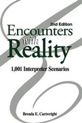 Cover: Encounters with Reality - Registry of Interpreters for the Deaf, Incorporate