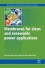 Cover: Membranes for Clean and Renewable Power Applications - Woodhead Publishing Ltd