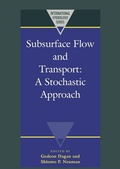 Cover: Subsurface Flow and Transport - Cambridge University Press