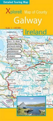 Abbildung von: Xploreit Map of County Galway Ireland - Fountain Software and Publications Ltd