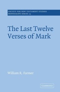 Cover: The Last Twelve Verses of Mark - Cambridge University Press
