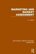Cover: Marketing and Marketing Assessment (RLE Marketing) - Routledge