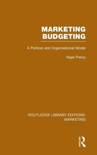 Enlarge image Cover: Marketing Budgeting (RLE Marketing) - Routledge