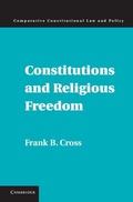 Cover: Constitutions and Religious Freedom - Cambridge University Press