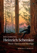 Cover: Becoming Heinrich Schenker - Cambridge University Press