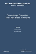 Cover: Cement-Based Composites: Volume 64 - Cambridge University Press