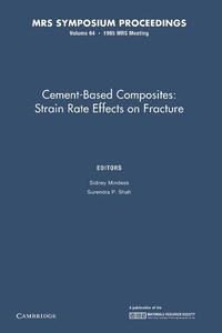 Enlarge image Cover: Cement-Based Composites: Volume 64 - Cambridge University Press