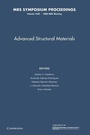 Cover: Advanced Structural Materials: Volume 1243 - Cambridge University Press