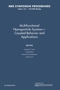 Cover: Multifunctional Nanoparticle Systems - Coupled Behavior and Applications: Volume 1257 - Cambridge University Press