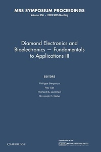 Enlarge image Cover: Diamond Electronics and Bioelectronics - Fundamentals to Applications III: Volume 1203 - Cambridge University Press