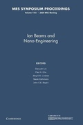 Cover: Ion Beams and Nano-Engineering: Volume 1181 - Cambridge University Press