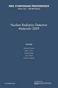 Cover: Nuclear Radiation Detection Materials - 2009: Volume 1164 - Cambridge University Press