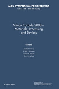 Enlarge image Cover: Silicon Carbide 2008 - Materials, Processing and Devices: Volume 1069 - Cambridge University Press
