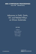 Cover: Advances in GaN, GaAs, SiC and Related Alloys on Silicon Substrates: Volume 1068 - Cambridge University Press