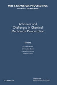 Enlarge image Cover: Advances and Challenges in Chemical Mechanical Planarization: Volume 991 - Cambridge University Press