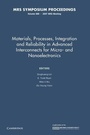 Cover: Materials, Processes, Integration and Reliability in Advanced Interconnects for Micro- and Nanoelectronics: Volume 990 - Cambridge University Press