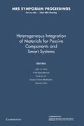 Cover: Heterogeneous Integration of Materials for Passive Components and Smart Systems: Volume 969 - Cambridge University Press